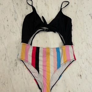 One piece bathing suit
